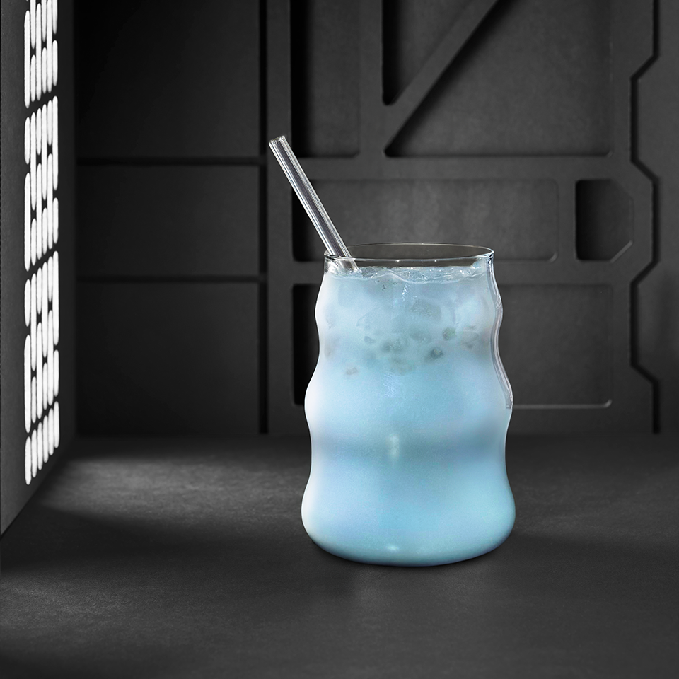 Blue Milk Prebiotic Soda